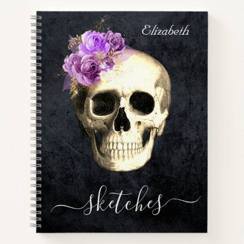 Gothic Personalized Sketch Book