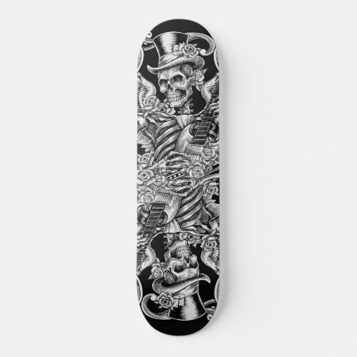 Gothic Player BW Skateboard