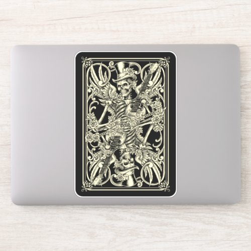 Gothic Player Laptop Sticker