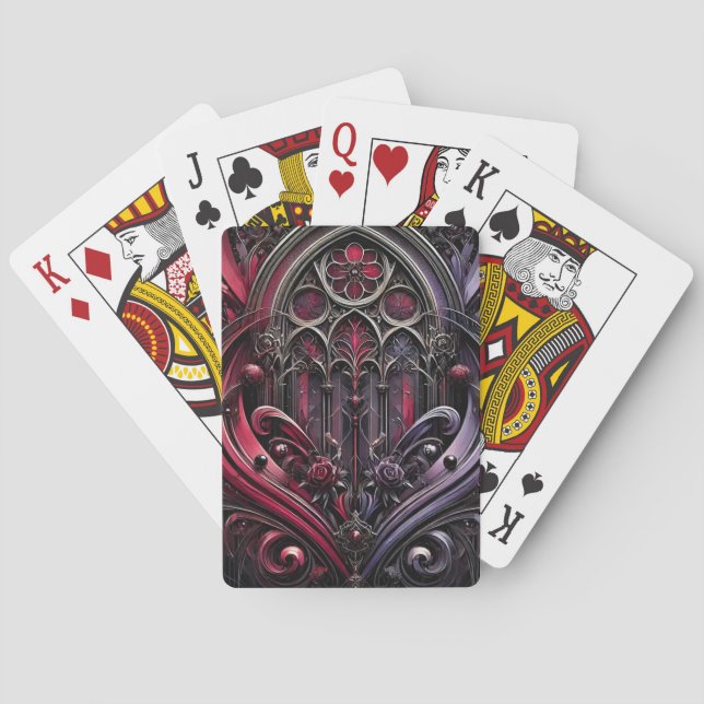Gothic Playing Cards – Unique Deck Design (Back)