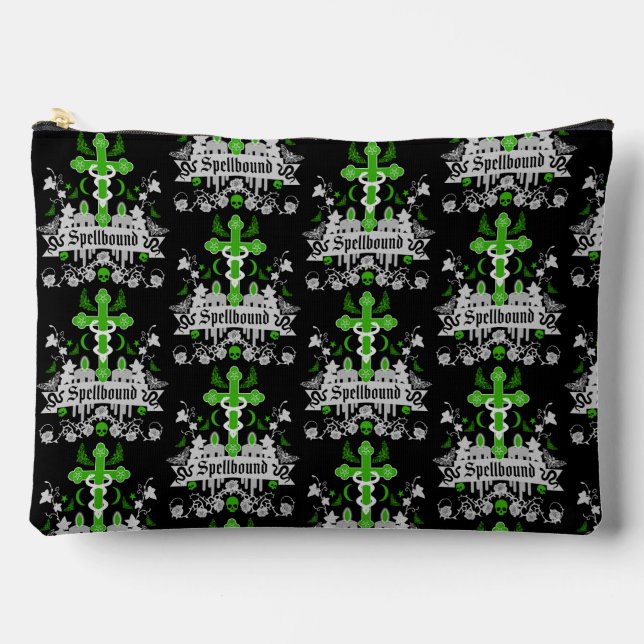 Gothic Post Punk Fashion Accessories Accessory Pouch (Front)