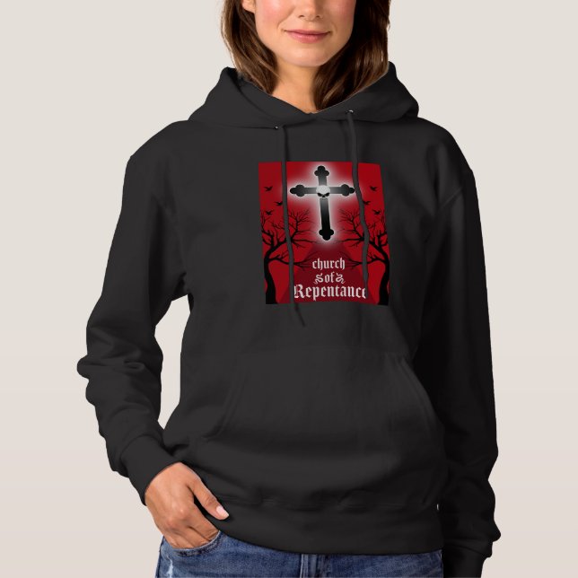 Gothic Post Punk Fashion Hoodie (Front)