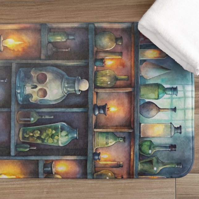Gothic Potion Bottles – Dark Apothecary Bath Mat (Creator Uploaded)