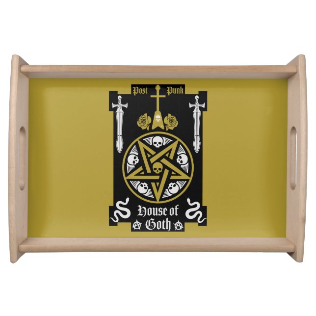 Gothic Punk Accessories Serving Tray (Front)