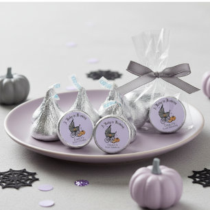 Gothic Purple A Baby is Brewing Baby Shower Favor
