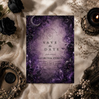 Gothic Purple Goth Wedding