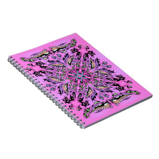Gothic Purple Mandala Notebook