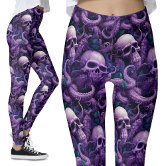 Purple octopus leggings best sale