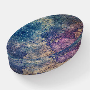 Gothic Purple Vintage Celestial Map Paperweight