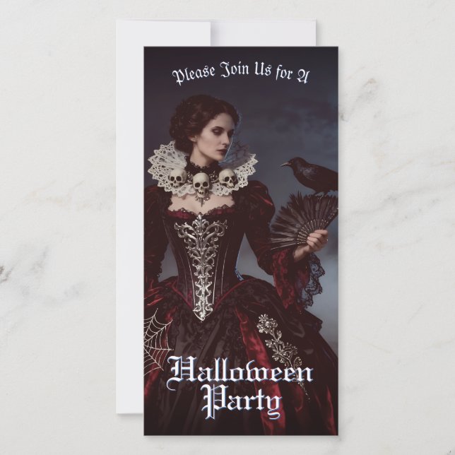 Gothic Queen in Moonlit Graveyard (Front)