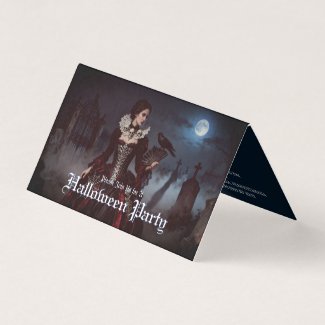 Gothic Queen in Moonlit Graveyard