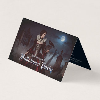 Gothic Queen in Moonlit Graveyard