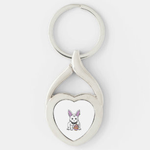 Gothic Rabbit Gothic Bunny Gothic Easter Emo Goth Keychain