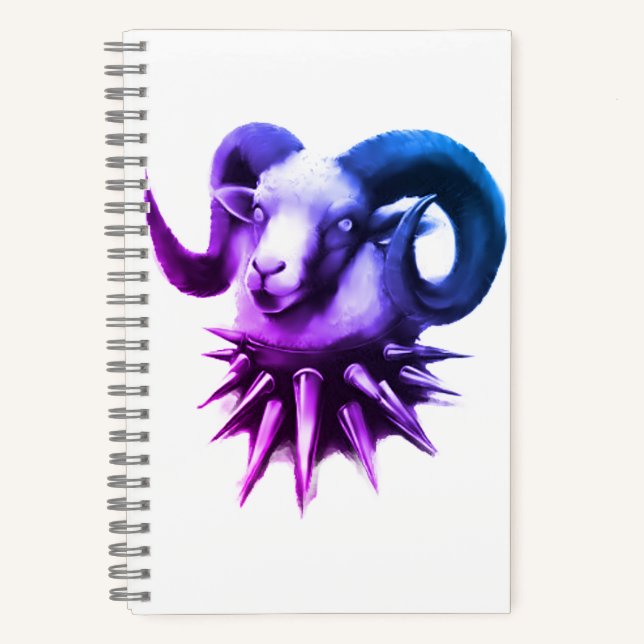 Gothic ram notebook (Front)