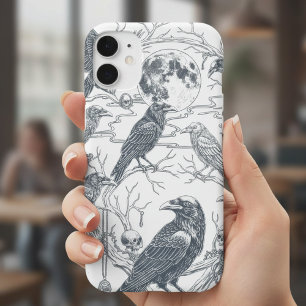 Gothic Raven Dark Academia iPhone 17 Case