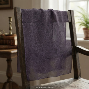 Gothic Raven Dark Botanical Victorian Aesthetic Scarf