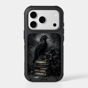 Gothic Raven on Antique Books OtterBox Case  