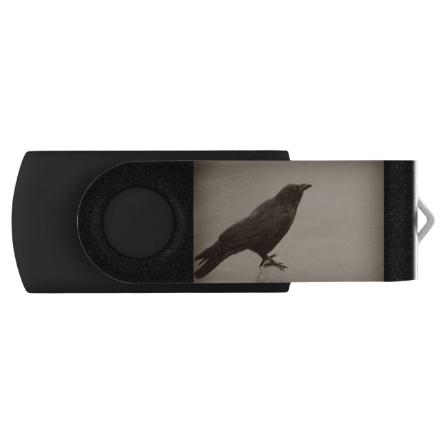 Gothic Raven USB Drive (Front)