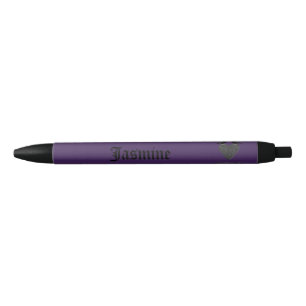 Gothic Ravens and Black Heart Custom Pen