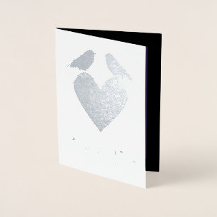 Gothic Ravens and Black Heart Custom Wife Foil Card