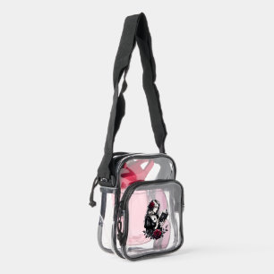 Gothic Reading Clear Crossbody Bag