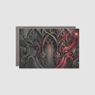 Gothic Rectangle Car Magnet