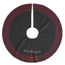 Gothic Red Black Damask Rose