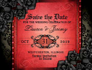 halloween save the date cards zazzle