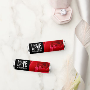 Gothic Red Rose Love at First Bite Wedding Breath Savers® Mints