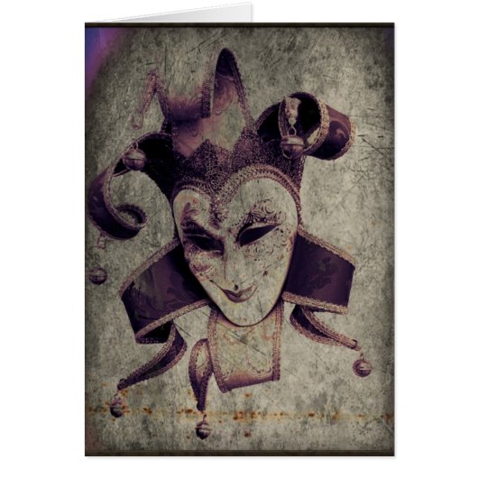 Gothic Renaissance Evil Clown Joker Cards (Front)