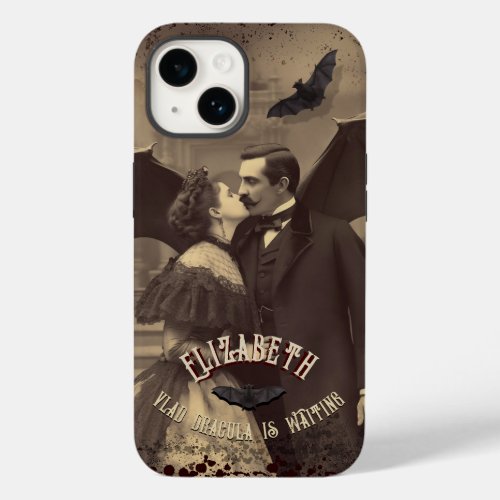 Gothic Retro Vintage Dracula Halloween Case_Mate iPhone 14 Case