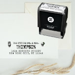 Gothic Return Address Future Mr. Mrs. Wedding Self-inking Stamp<br><div class="desc">A gothic skulls Future Mr. Mrs. wedding return address self-inking stamp that can be customized with your own text. Customize further with your ink color.</div>