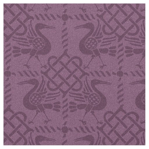 Gothic Revival Birds and Knots Fabric