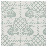 Gothic Revival Birds and Knots Fabric