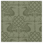 Gothic Revival Birds and Knots Fabric