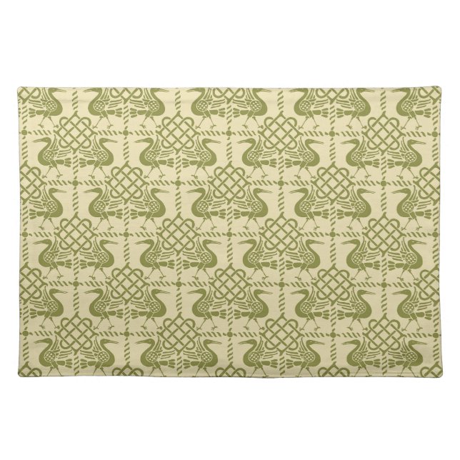 Gothic Revival Birds and Knots Placemats 20" x 14" (Front)