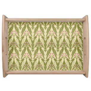 Gothic Revival Birds Serving Tray
