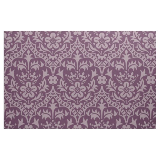 Gothic Revival Crowned Rose Fabric