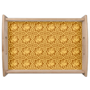 Gothic Revival Dragons Serving Tray