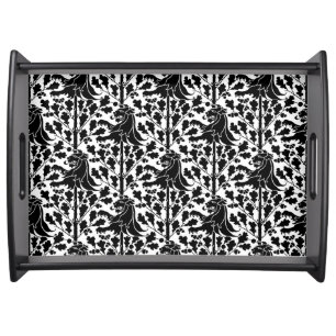 Gothic Revival Lions Serving Tray