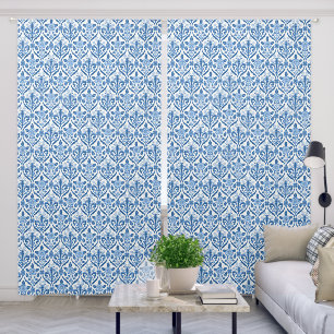 Gothic Revival Roses and Lilies Curtain