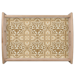 Gothic Revival Tiles Serving Tray
