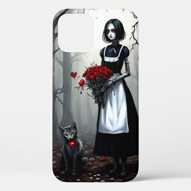 Gothic Robot Girl Case-Mate iPhone Case (Back)