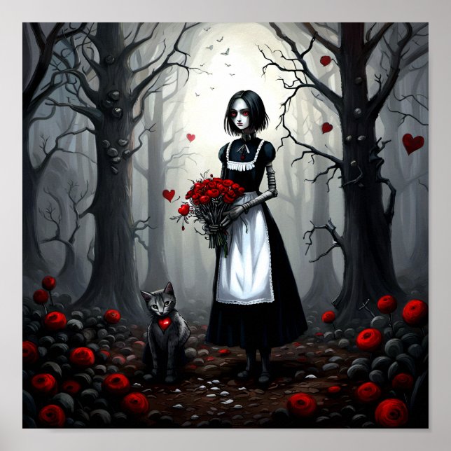 Gothic Robot Girl Poster (Front)