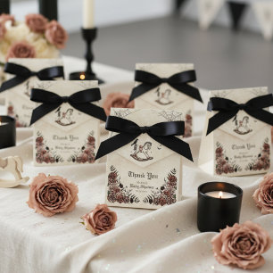 Gothic Rocking Horse Halloween Baby Shower Favor Boxes