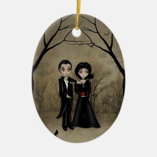 Gothic Romance Christmas Ornament