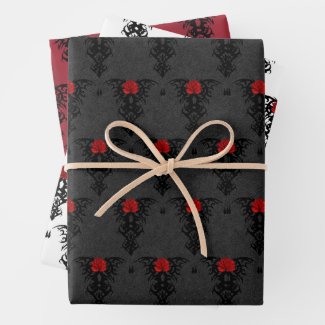 Gothic Romance Collection Wrapping Paper Sheets