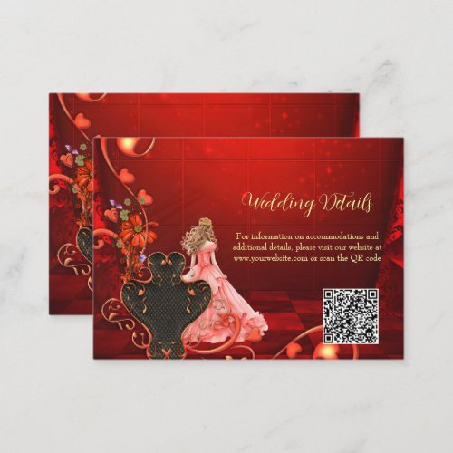 Gothic Romance Enclosure Card