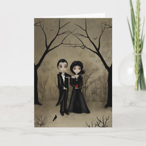 Gothic Romance Greeting Card
