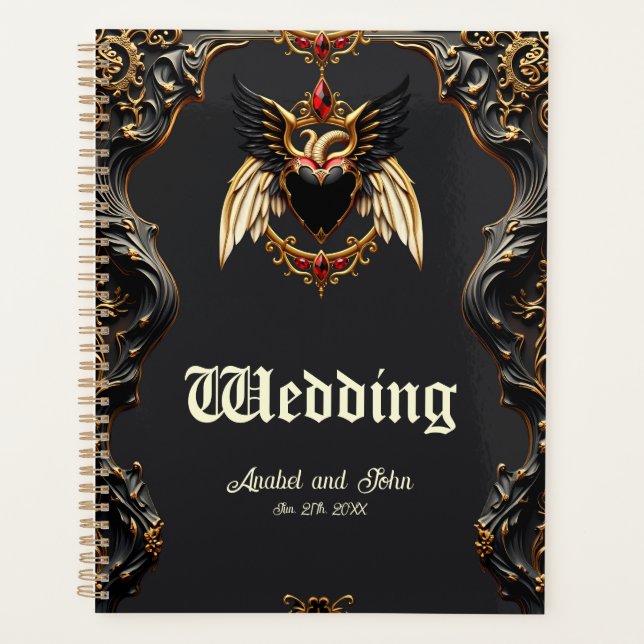 Gothic Romance, In the Shadows of Love Planner (Front)